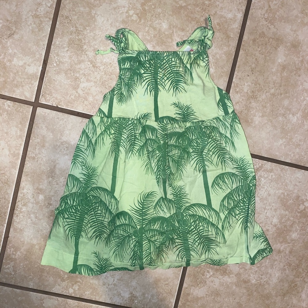 Zara palm tree dress
